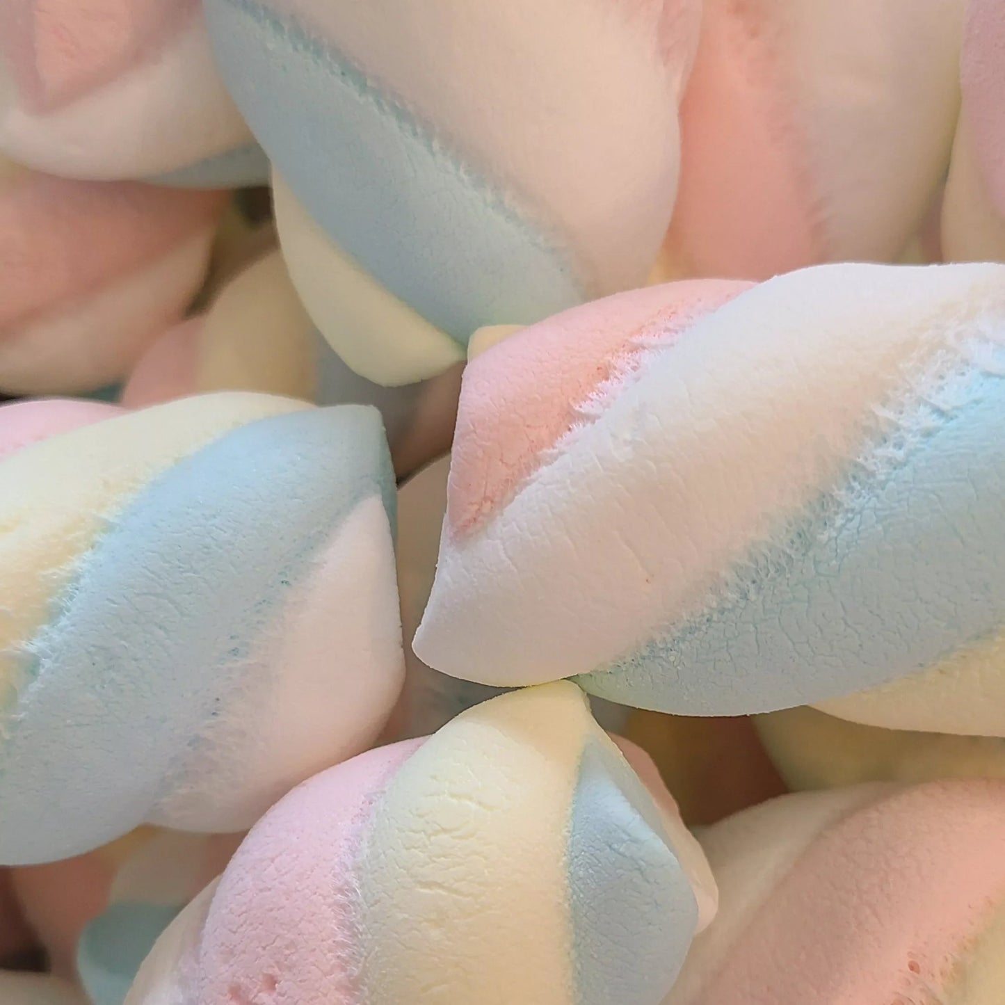 Freeze dried Marshmallow twists