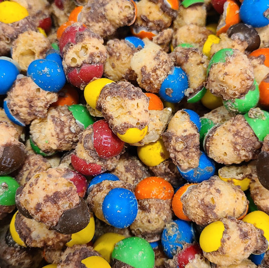 Freeze Dried Chocolate Rainbow Caramels  (M&M Caramel)