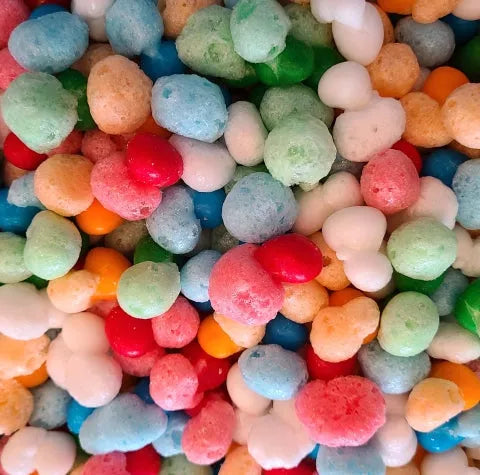 Freeze dried Candy Bubbleheads bites
