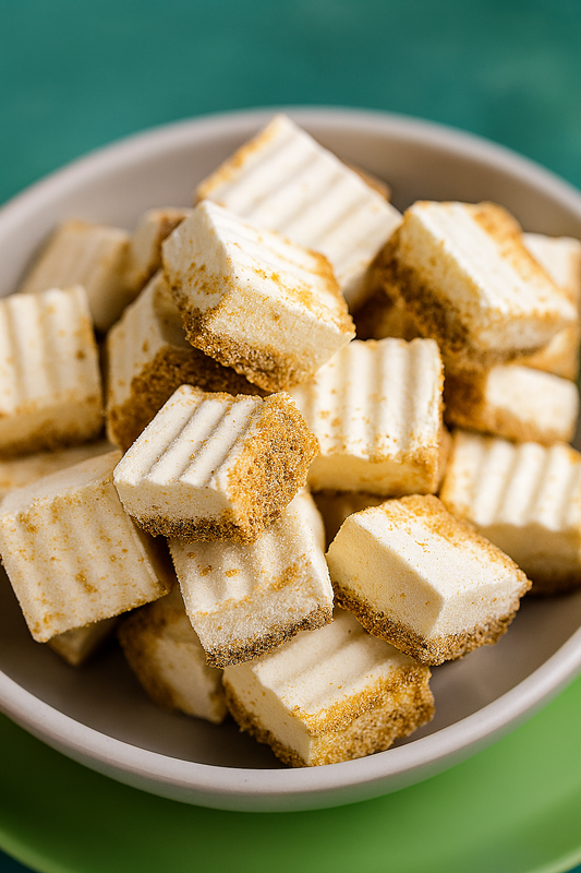 Freeze Dried Cheesecake Bites, Crunchy Candy Snack, Canadian Made