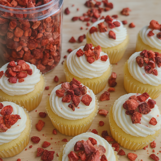 Freeze Dried Strawberries, Naturally Sweet Crunchy Snack, Canadian Made
