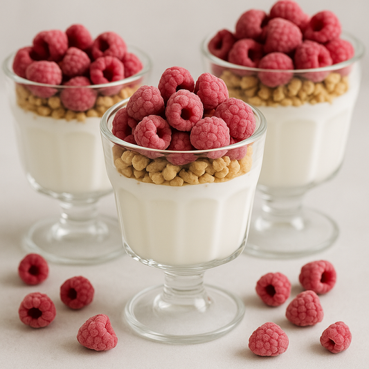 Freeze Dried Raspberries, Crunchy Fruit Snack, Canadian Made