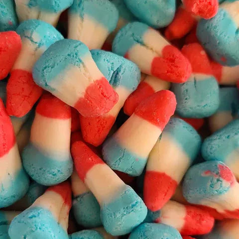 Freeze Dried  Candy Corn Blue Raspberry
